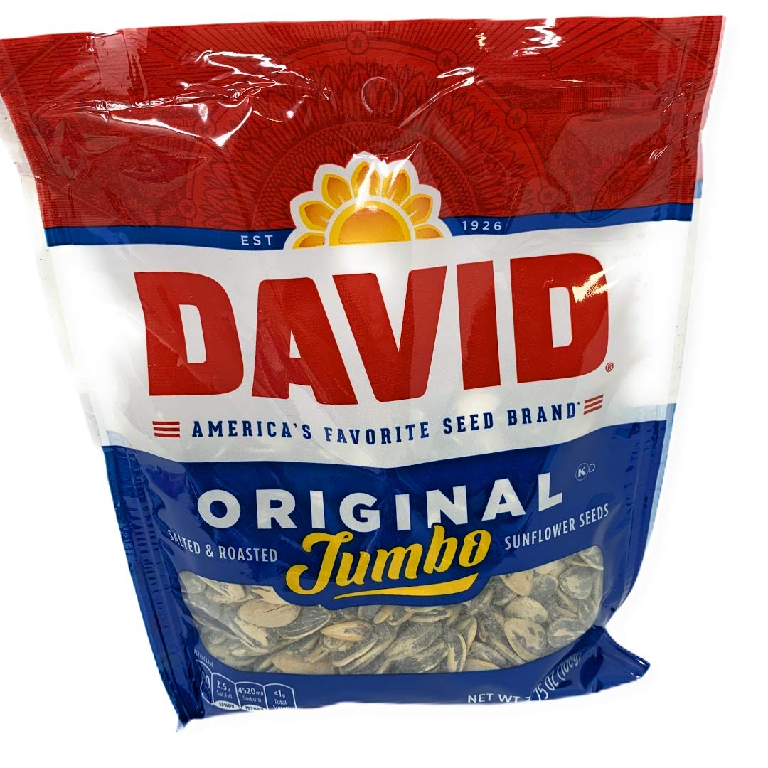David Original Jumbo sunflower seeds 3.75oz ( 6 pk )