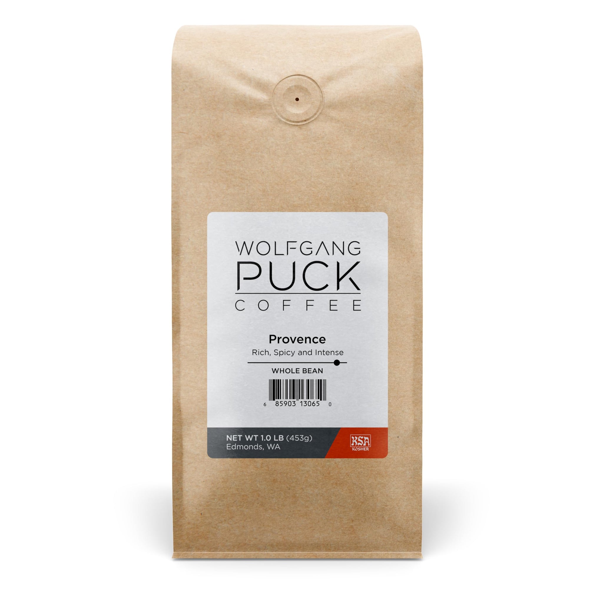 Wolfgang Puck Coffee, Provence French Roast, Whole Bean Coffee, 1-Pound, (Pack of 3)