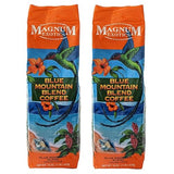 Magnum Exotics Coffee, Blue Mountain Ground Coffee Blend - Light-Medium Roast, Made from 100% Arabica Beans, Rich & Smooth Flavor, Fresh Roast - 1 Lb
