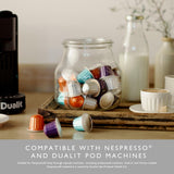 Dualit Original Line Compatible* Decaf Recyclable Aluminium Coffee Capsules by Dualit | 120 Pack - 12 X 10 Pk - 120 Servings of Premium Eco Friendly