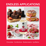 Dolce Flav Strawberry Extract - 2 Ounce Oil-Soluble Kosher, Sugar-Free, Concentrated Berry Flavor for Candy, Chocolates & Desserts, Includes Measured