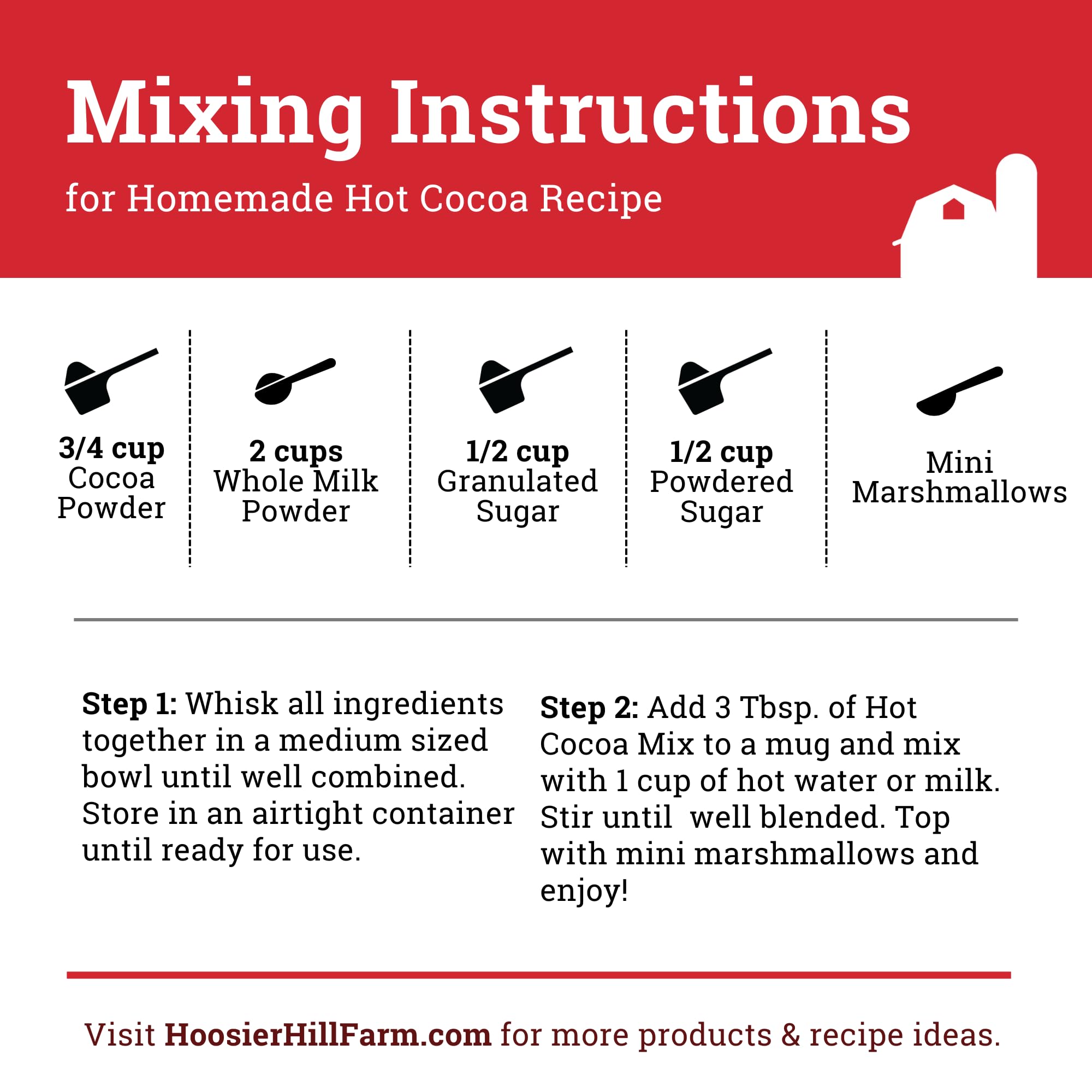 Hoosier Hill Farm Mini Dehydrated Marshmallows, 1LB (Pack of 1)