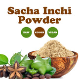 Food to Live Sacha Inchi Powder, 1 Pound - High Protein, Omega-3 and Antioxidants, Superfood for Smoothies and Baking, No Sugar Added, Raw, Vegan