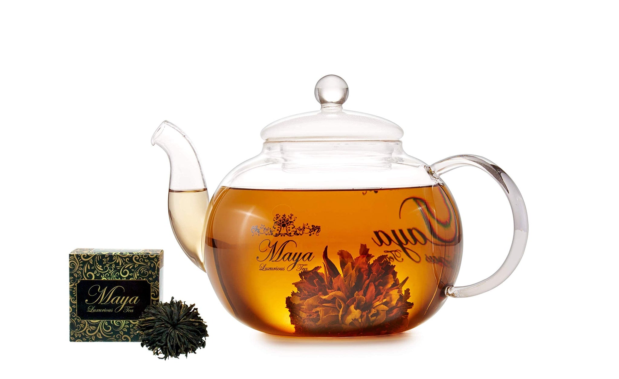 MAYA LUXURIOUS TEA Blooming Black, Pack of 12 PACKAGING MAY VARY