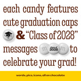 M&M'S Class of 2028 Graduation Milk Chocolate, 5 lb Bulk Resealable Bag