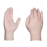 X3 Industrial Ivory Latex Gloves, Case of 1000, 3 Mil, Size Small, Powder Free, Textured, Disposable, LX342100