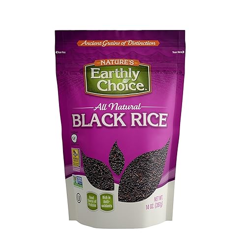 Nature's Earthly Choice All Natural Black Rice 14 Ounce (Pack of 2)