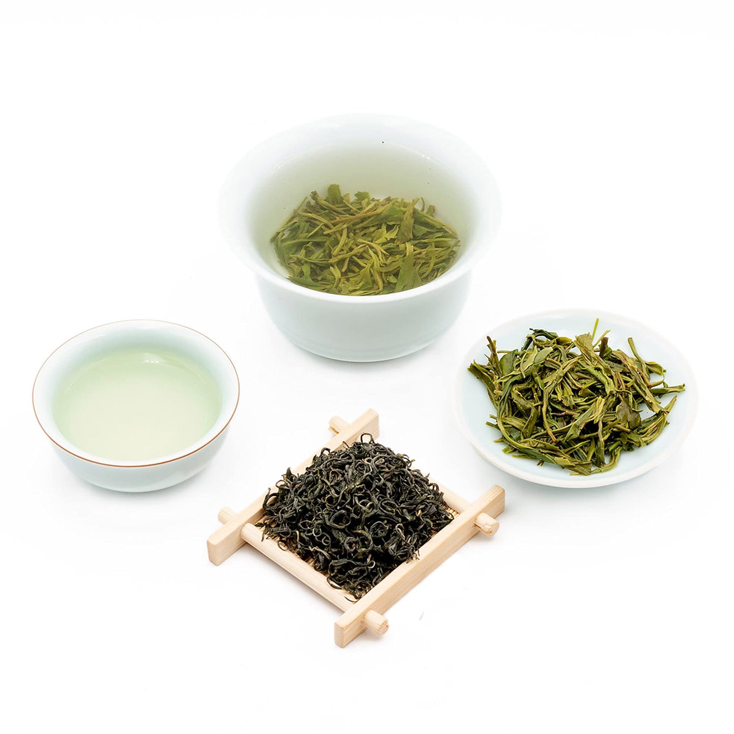Oriarm Qingdao Laoshan Green Tea Loose Leaf - Chinese Cloud and Mist Tea Leaves - 225g (8-ounce) Ziplock Resealable Bag
