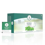 Spearmint Tea Bags - 100 Tea Bags - Pure Spearmint Leaves - Caffeine Free Herbal Tea - Natural Digestive Support & Breath Freshener - Non-GMO