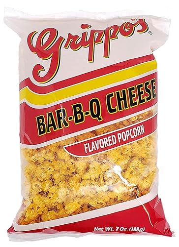 Grippo's BBQ Cheese Flavored Popcorn 7 oz. 12ct, Orange