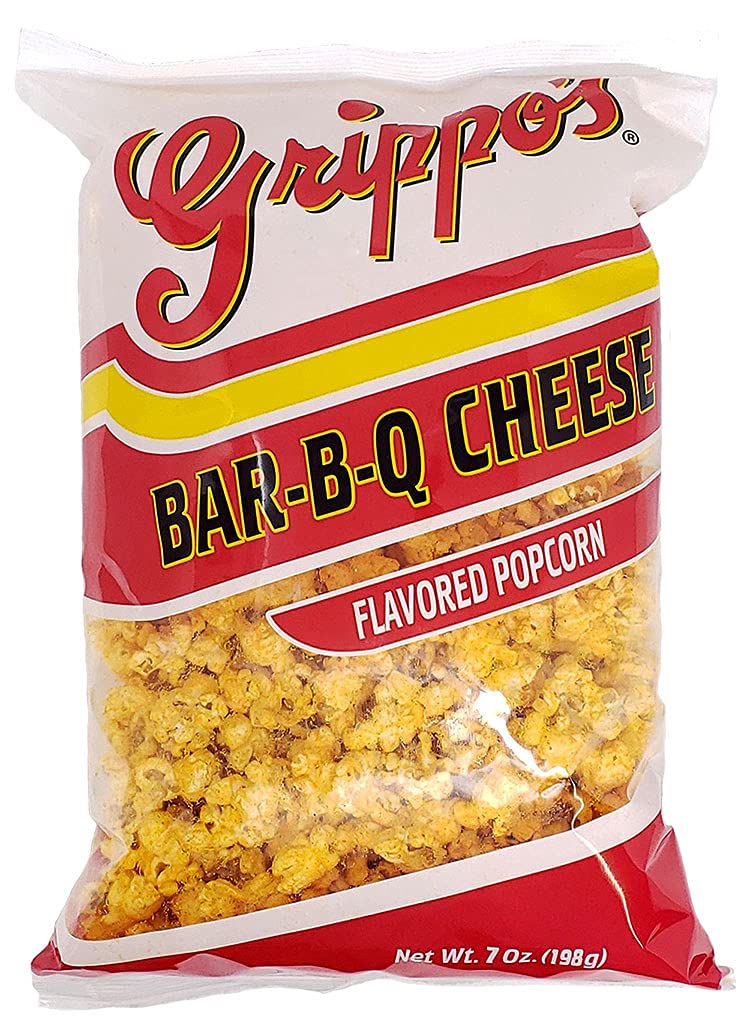Grippo's BBQ Cheese Flavored Popcorn 7 oz. 12ct, Orange