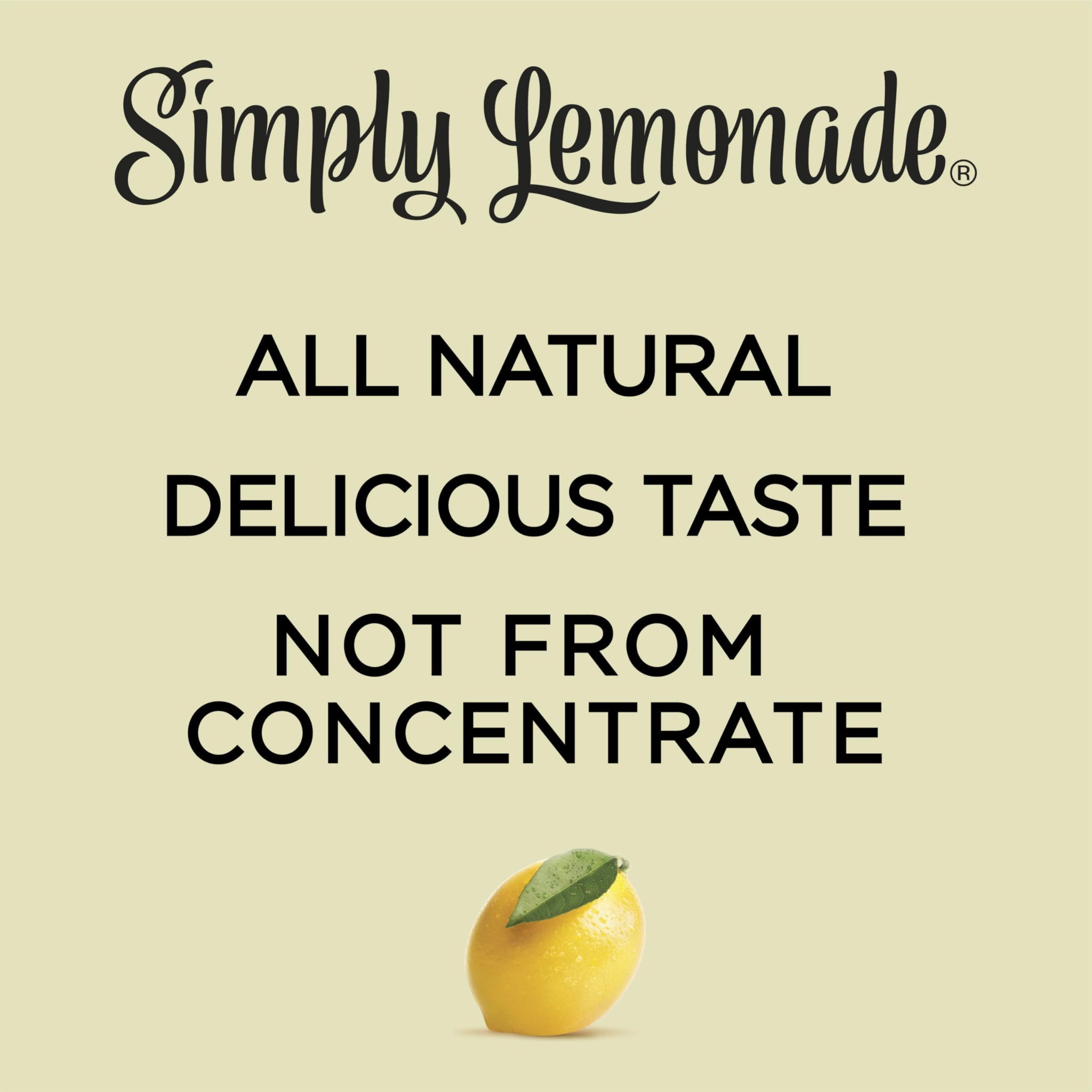Simply Lemonade All Natural, 52 Fl Oz Bottle