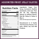 WinCrest Bulk Assorted Fruit Jelly Slices - 5 Lb Case