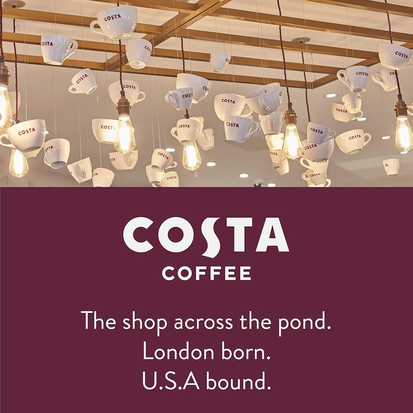 Costa Coffee Colombian Decaf Single Serve Pods - Single Origin - 60 ct Box