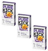 Pure Kick Energy Drink Mix Mango Acai - 3 Boxes with 6 Packets Each - 18 Total Servings - Powdered Drink Mix