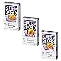 Pure Kick Energy Drink Mix Mango Acai - 3 Boxes with 6 Packets Each - 18 Total Servings - Powdered Drink Mix