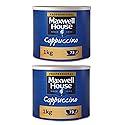 Maxwell House Cappuccino Instant Coffee 1kg Tin (Pack of 2)