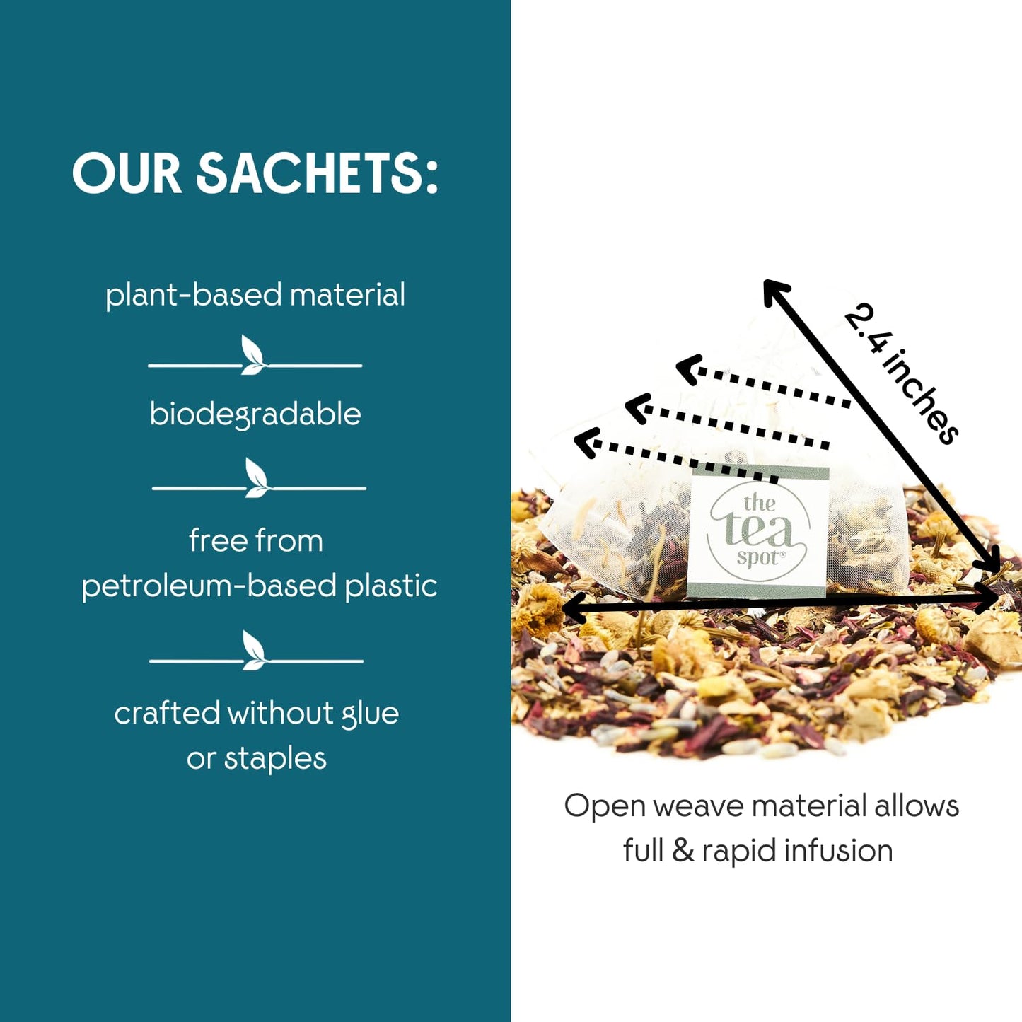 The Tea Spot Organic Lights Out Tea with Valerian Root Relaxation | Blend of Hibiscus, Peppermint, Chamomile, Lavender, Licorice Root & Valerian Root