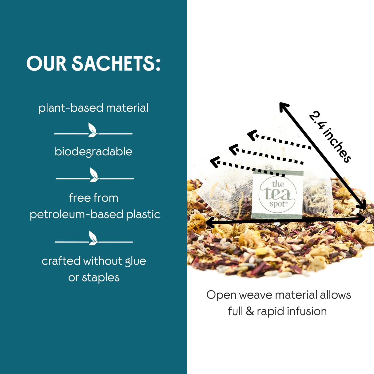 The Tea Spot Organic Lights Out Tea with Valerian Root Relaxation | Blend of Hibiscus, Peppermint, Chamomile, Lavender, Licorice Root & Valerian Root