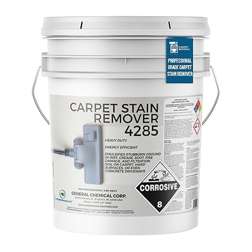 CarpetGeneral - Heavy Duty Carpet Stain Remover 4285 - Easy Clean and Professional Carpet Cleaner Products - Residential & Commercial Multi-Purpose