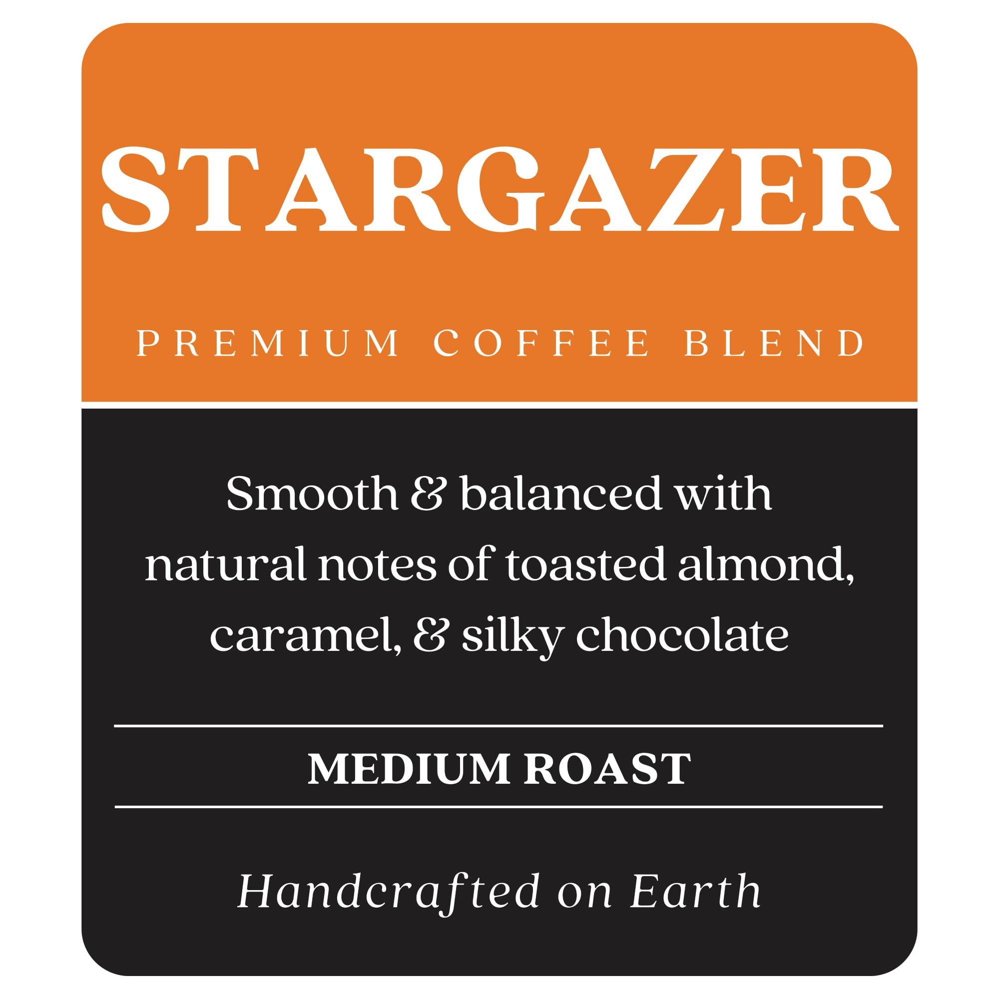 Copper Moon Medium Roast Ground Coffee, Stargazer Blend, 12 Oz