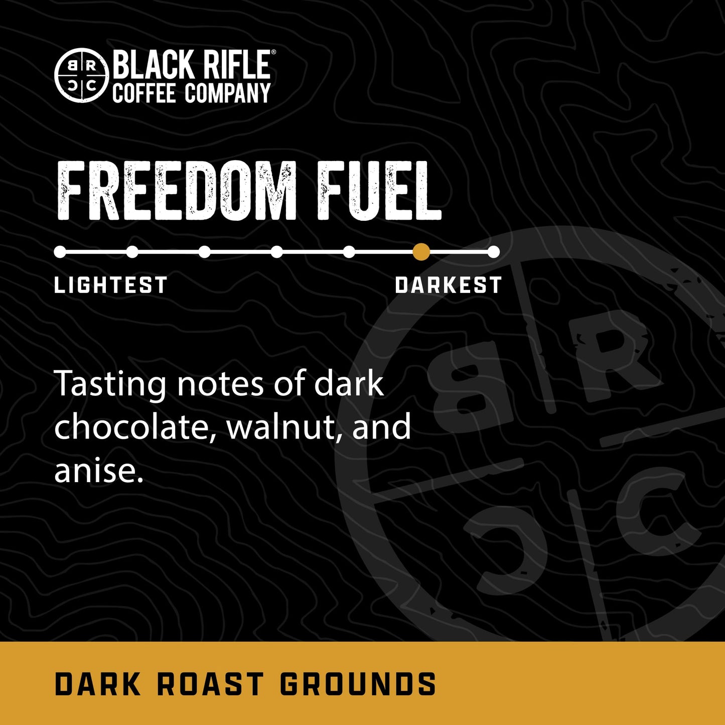 Black Rifle Coffee Company Freedom Fuel, Dark Roast Ground Coffee, 12 OZ Bag