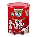 Horizon Organic Instant Dry Whole Milk Powder, 30.6 oz, USDA Organic, Non-GMO, Shelf Stable, Great for Baking, Cooking, Beverages, Emergency Storage, Pantry Essential