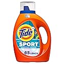 Tide Ultra Sport Liquid Laundry Detergent, 92 fl oz, 65 Loads, Laundry Detergent Liquid with Advanced Sweat plus Stain Fighters