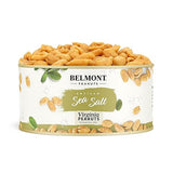 Belmont Peanuts Gourmet Sea-Salted Virginia Peanuts, 20 oz (1 Pack) - Only 3 Simple Ingredients, No Preservatives, 7g Protein - A Premium, Salty