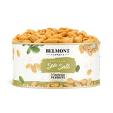Belmont Peanuts Gourmet Sea-Salted Virginia Peanuts, 20 oz (1 Pack) - Only 3 Simple Ingredients, No Preservatives, 7g Protein - A Premium, Salty
