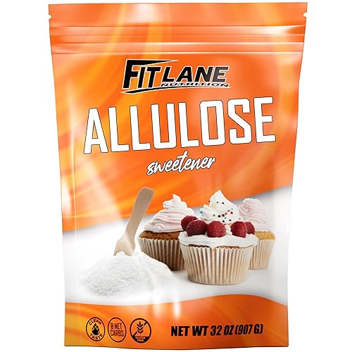 Allulose Sweetener 2 LBS - Pure Low Calorie Zero Net Carb Powder - Natural Keto Sugar Substitute With No Aftertaste - Perfect for Baking