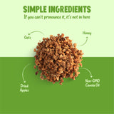 Kellys Four Plus Granola Cereal | Apple Cinnamon Healthy Granola for Yogurt | Hand Made Snacks for Breakfast - 12 oz