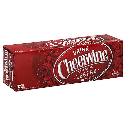 Cheerwine, Soft Drink Cans - 12 Pack, 144 Fl Oz