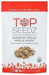 Top Seedz, Seeds Roasted Maple Syrup Orgnic, 6 Ounce