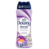 Downy Blends 2-in-1 Soft & Fresh Laundry Scent Booster Beads, Spring Peony Scent, 24.5 OZ, Laundry Softness and Scent Booster