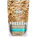 Freekeh Cracked Wheat (16oz) - Whole Grain Roasted Green Wheat - Healthy Ancient Supergrain Farik - Rich In Proteins & Fibers - Easy To Cook Rice Alternative