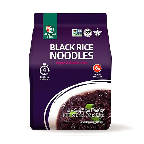 Gloryland Black Rice Noodles (10oz) - Pack of 6