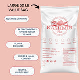 LA Salt's Kashmir Pink® Himalayan Salt, Powder Grain (0.1-0.3mm), 55 Pound Bulk Bag