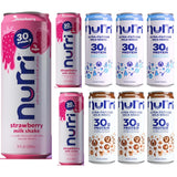 Nurri Ultra Filtered Milk Shake, 3 Count (Vanilla, Stawbery, Chocolate) Total 9 Count