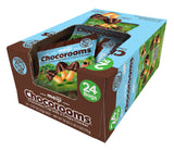 MEIJI Chocorooms Crispy Crackers - .75oz, Pack of 24 - Crunchy Pretzel Shell with Smooth Delicious Crème