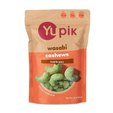 Yupik Wasabi Cashews, 5.8 Oz - Intense Spicy Snacks, Crunchy Wasabi Coated Nuts in a Flavored Shell, Gourmet Asian-Inspired Treat for Sushi Night