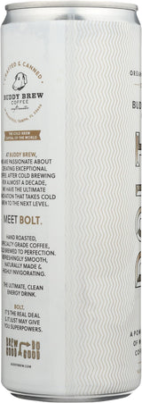 Buddy Brew Organic Bolt Cold Brew Coffee, 10.5 FZ