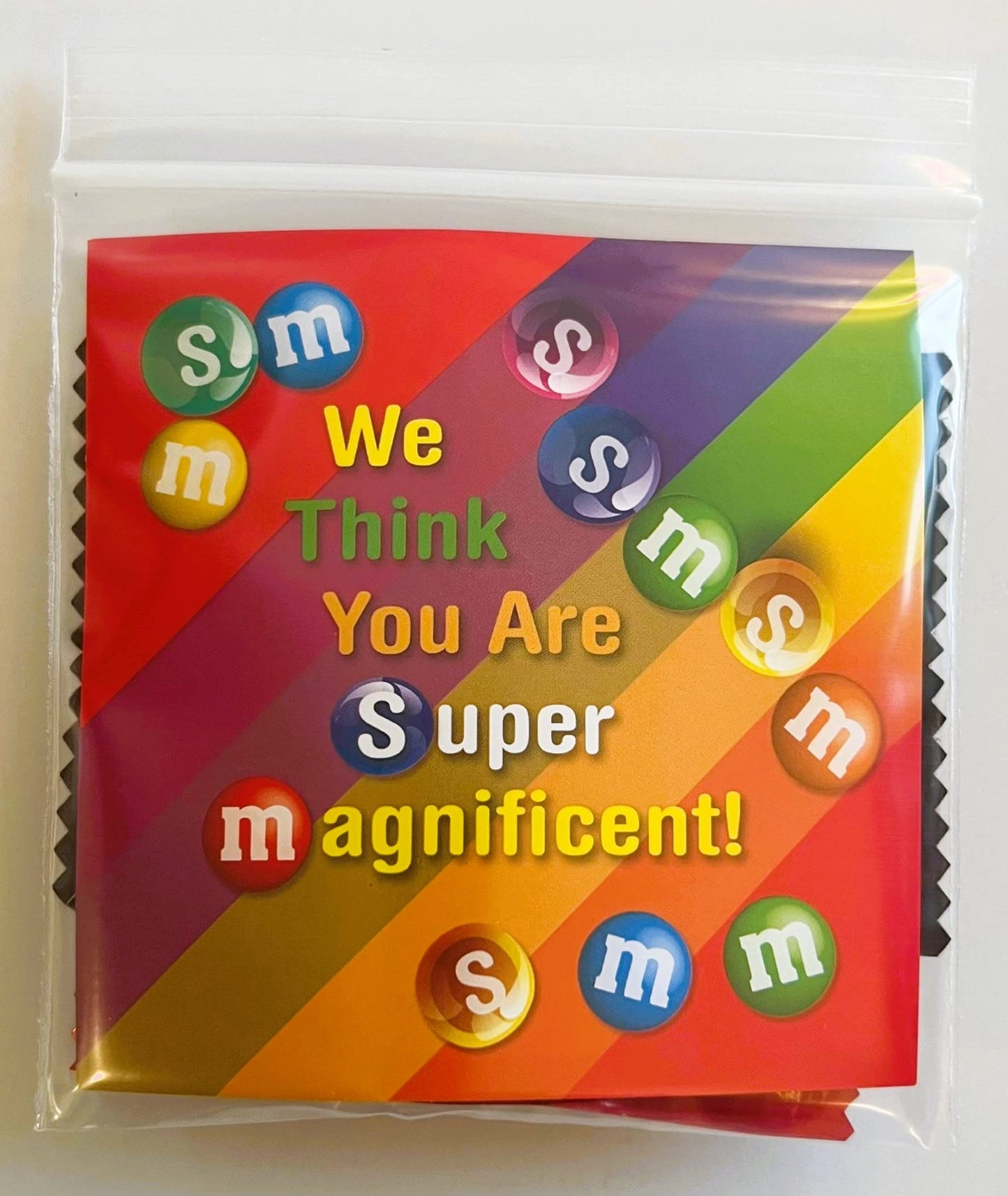 100-Qty We Think You Are Super Magnificent Staff & Employee Appreciation Gifts Candy Treat Kits