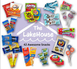 Snacks Variety Pack for Kids - 42 Count Snack Packs Variety Box - Camp Care Package Girl or Boy - Salty Sweet Snack Box - Snack Pack Candy Gift