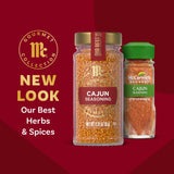 McCormick Gourmet Collection Cajun Seasoning, Non GMO, Our Best Herbs & Spices, Spicy, Louisiana-Style Blend with Garlic, Onion & Peppers, Jazz Up