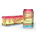 AUTX RAMBLER Sparkling Water, Texas Limestone Mineral Blend, Wild Cherry Flavor, 12-Ounce Cans, 12-Pack