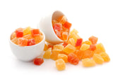 Food to Live Diced Fruits Mix, 1 Pound - Contains Dreid and Diced Mango, Pineapple, Papaya. Sweetened, Unsulfured, Candied Vegan Snack, Kosher, Bulk