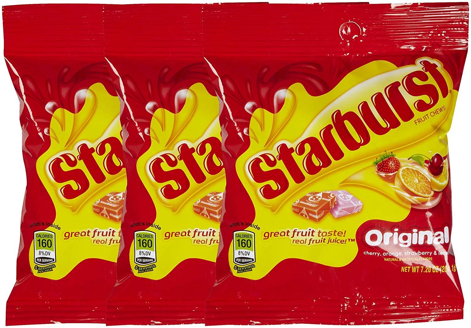 Starburst Original Bagm, 7.2 oz, 3 pk
