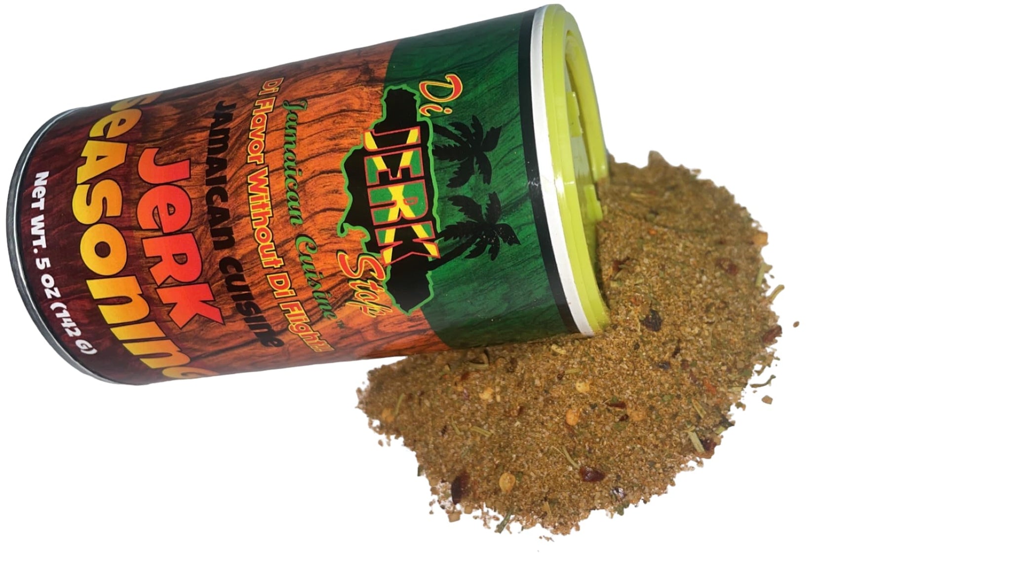 Di Jerk Stop JERK SEASONING Traditional Jamaican seasoning low sodium and flavorful all purpose use.