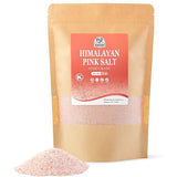 52USA Fine Grain Himalayan Pink Salt, 1 lb Resealable Bag, Pure Unrefined Natural Mineral Salt, Kosher, No Additives & No Gluten, Pink Salt for